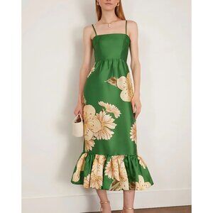 Alemais Sage Midi Dress